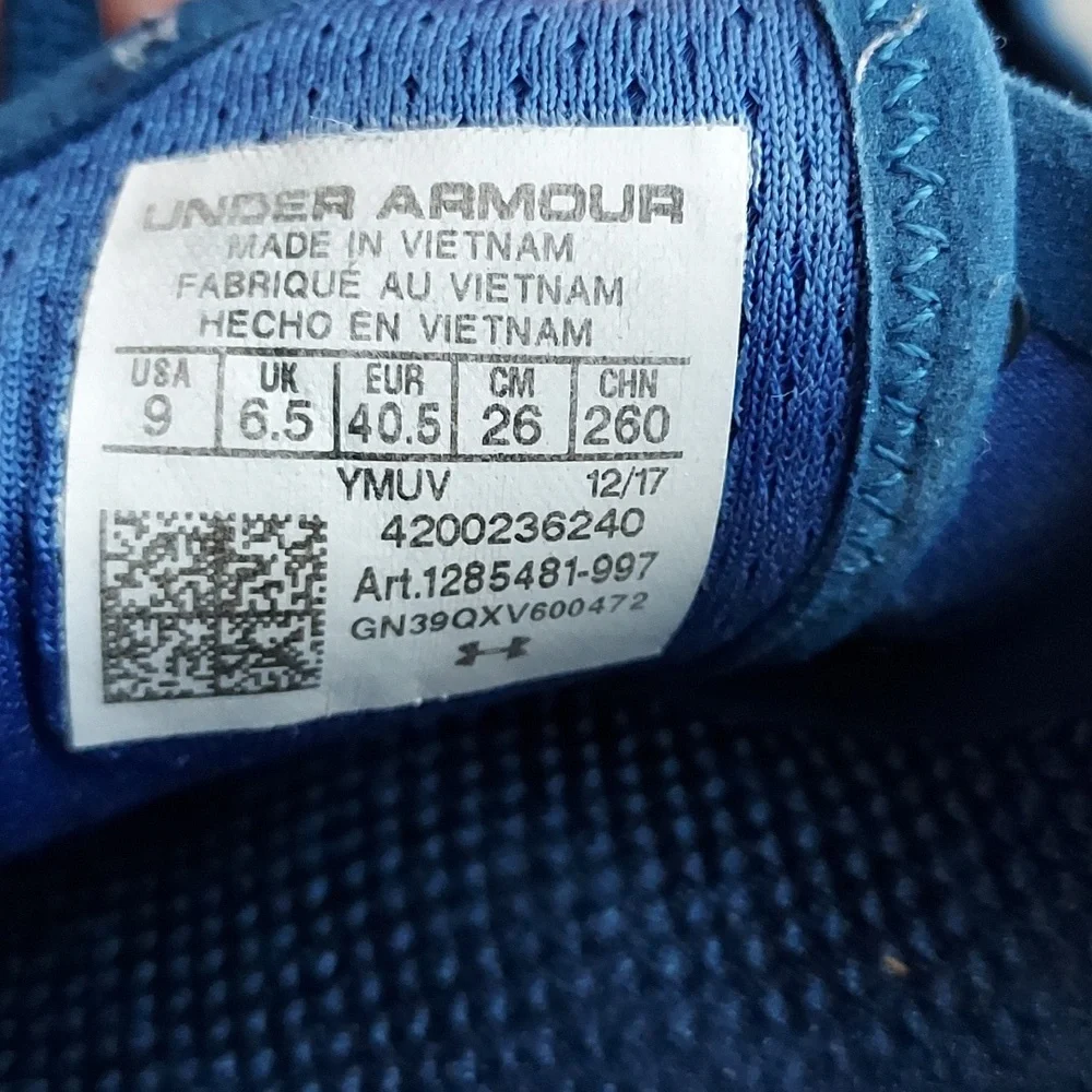 Under Armor speedfoam gemonie tennis shoe size 9 - Picture 6 of 10